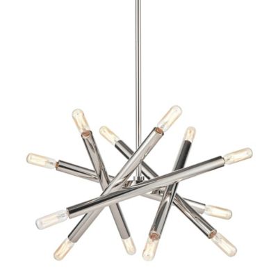 Zeev Lighting Mandelorian Chandelier - Color: Silver - Size: Small - CD1038