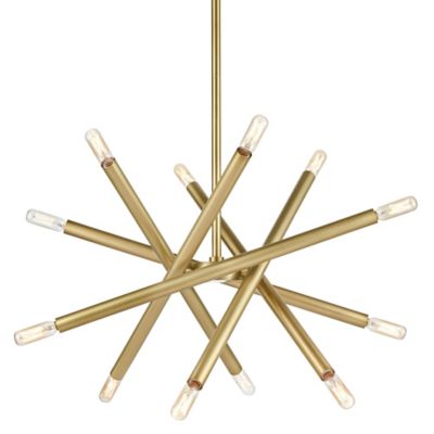 Zeev Lighting Mandelorian Chandelier - Color: Brass - Size: Medium - CD1038