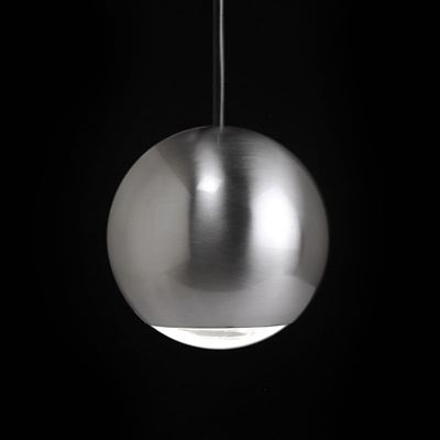 Zaneen Bo-La Mini Pendant Light - Color: Brushed Nickel - Size: 1 light - D