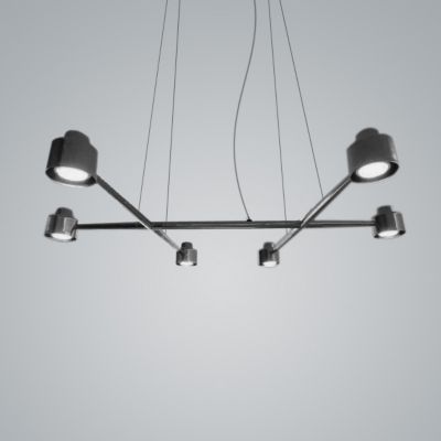 ZNN1710725 Zaneen Spider Linear Chandelier - Color: Black - S sku ZNN1710725