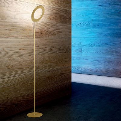 Zaneen Vera LED Floor Lamp - Color: Brass - D44008-30K-WHI