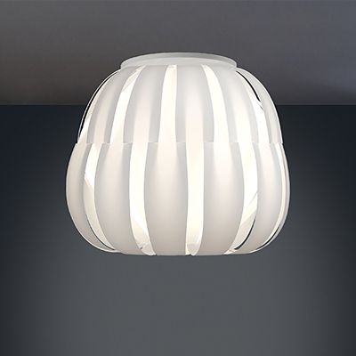 Zaneen Queen Flushmount Light - Color: White - Size: 1 light - D62032-WHI