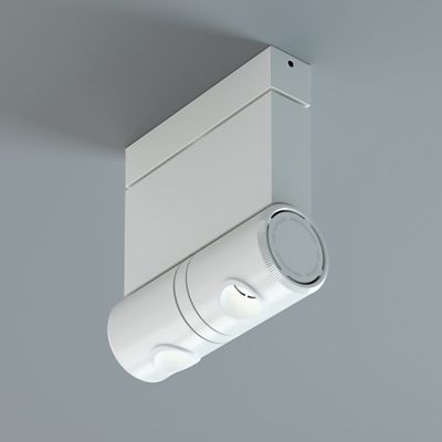 Zaneen Robotic LED Flushmount Light - Color: White - Size: 2 light - D92166