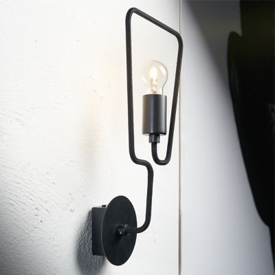 ZVA2396582 Zava A-Shade Wall Sconce - Color: Black - ZAS02S-0 sku ZVA2396582