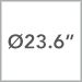 23.6 Inch Diameter