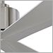 Brushed Steel with Silver Blades