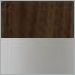 Dark Stained Walnut and Brushed Aluminum