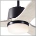 Dark Bronze with Whitewash Blades