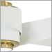 Soft Brass with Flat White blades