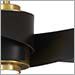 Soft Brass with Matte Black blades