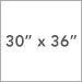 30 x 36