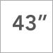 43 in