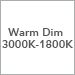 Warm Dim 3000K-1800K