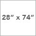 28 x 74