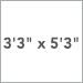 3 Ft. 3 In. x 5 Ft. 3 In.