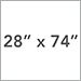 28 x 74