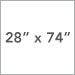 28 x 74