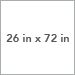 26 in x 72 in