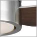 Brushed Nickel with American Walnut