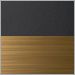Aged Gold with Matte Black
