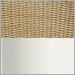 Wheat Weave/ White Frame