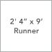 2 Ft. 4 In. x 9 Ft. Runner