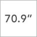 70.9 In
