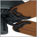 Black with Teak blades