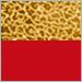 Gold with Red Wire
