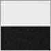 White with Black Powdercoat