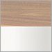 Walnut with White