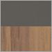 Graphite with Walnut Veneer