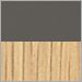 Graphite with White Oak Veneer