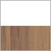 White with Walnut Veneer