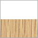 White with White Oak Veneer