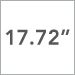 17.72 Inches