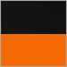 Black with Orange Pockets