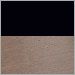 Refine Leather Black with Stained Dark Brown