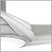 Brushed Nickel with Silver Blades