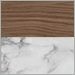 Walnut with Matte Calacatta Marble