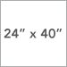 24 Inch x 40 Inch