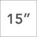 15 inches