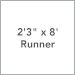 2 Ft. 3 In. x 8 Ft. Runner