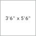 3 Ft. 6 In. x 5 Ft. 6 In.