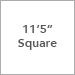 11 ft 5 in in Square