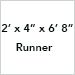 2 Ft. 4 In. x 6 Ft. 8 In. Runner