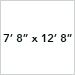 7 Ft. 8 In. x 12 Ft. 8 In.