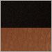 Black with Saddle Leather