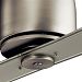 Brushed Nickel with Clear Champagne blades