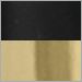 Black with Polished Brass